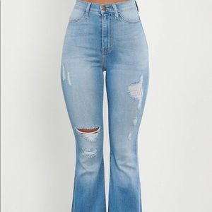 High Rise Flare Jeans